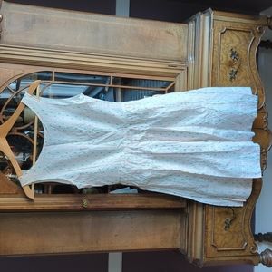 Anthropologie Porridge baby doll sleeveless white dress size extra small